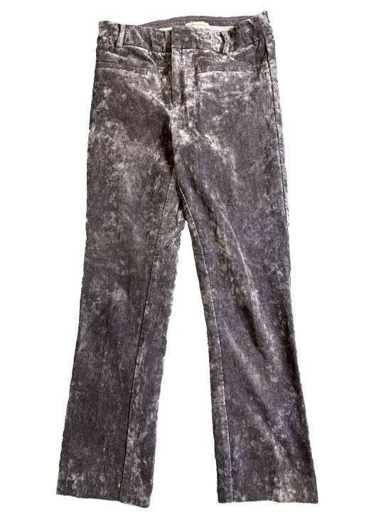 Anthropologie Pants - THE ESSENTIAL Anthropologie Gray velvet Velour pants Women's Size Zero 0